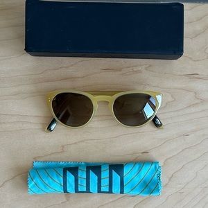 Cute muted yellow sunglasses from local seattle store Eye Eye!